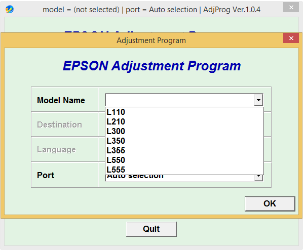 epson l555 adjustment program download